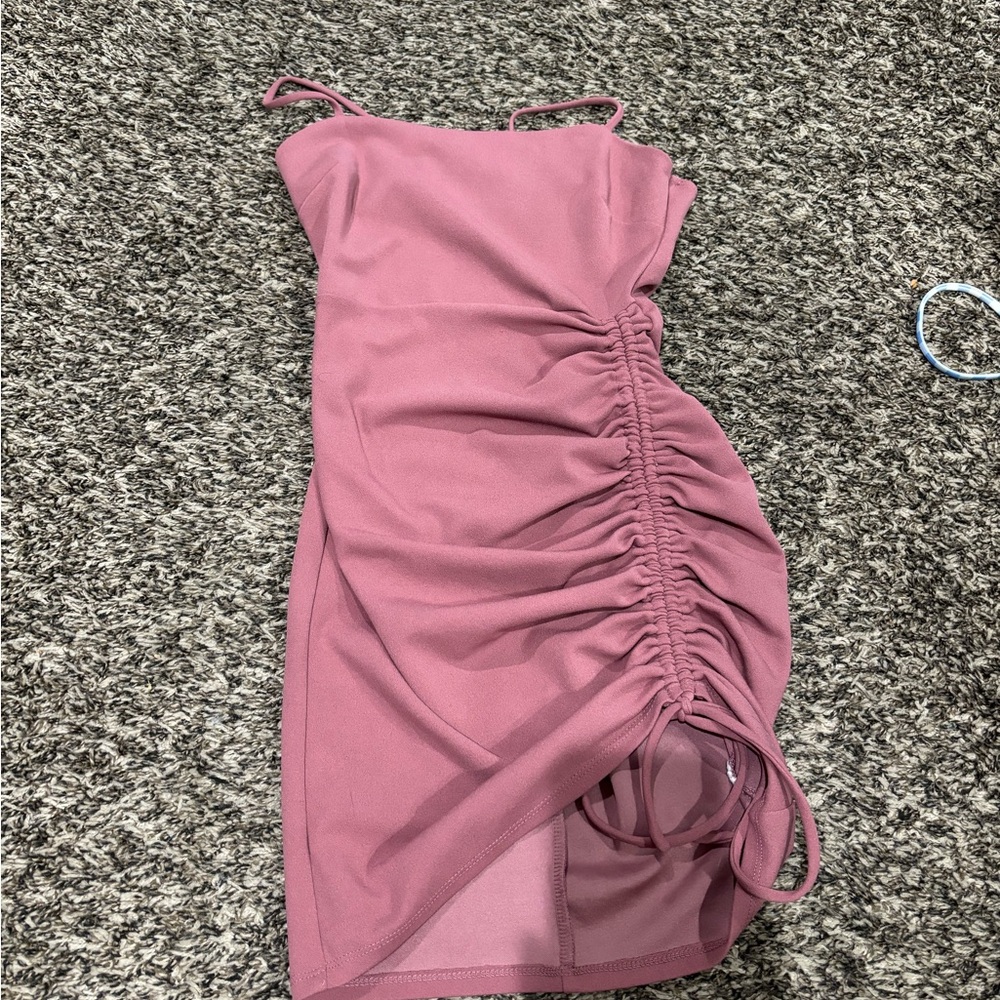 scrunched dress